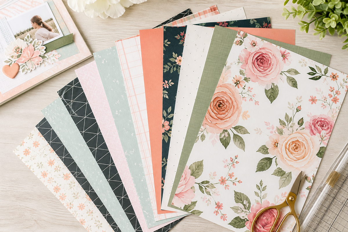 12 x 12 Patterned Paper – Single Sheets