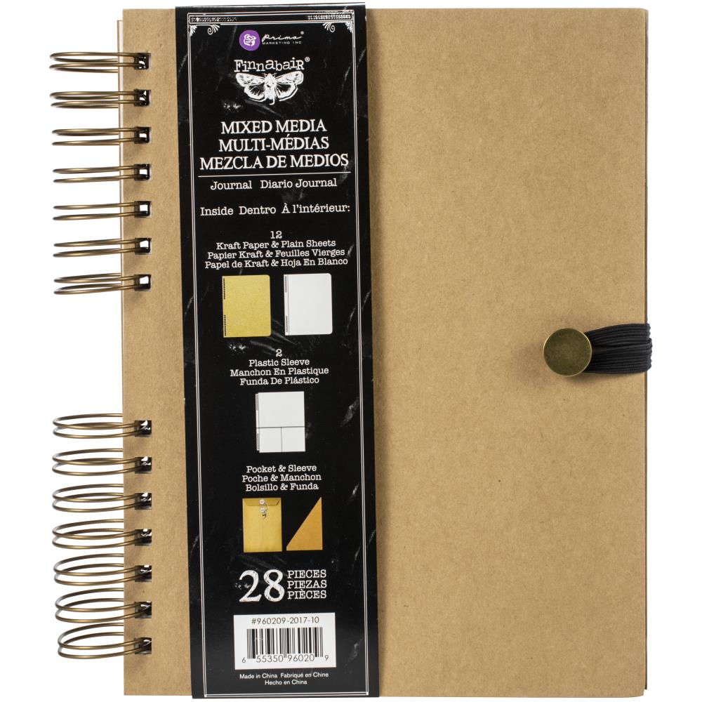 Prima Marketing Spiral Bound Mixed Media Art Journal - 7.5X9.5