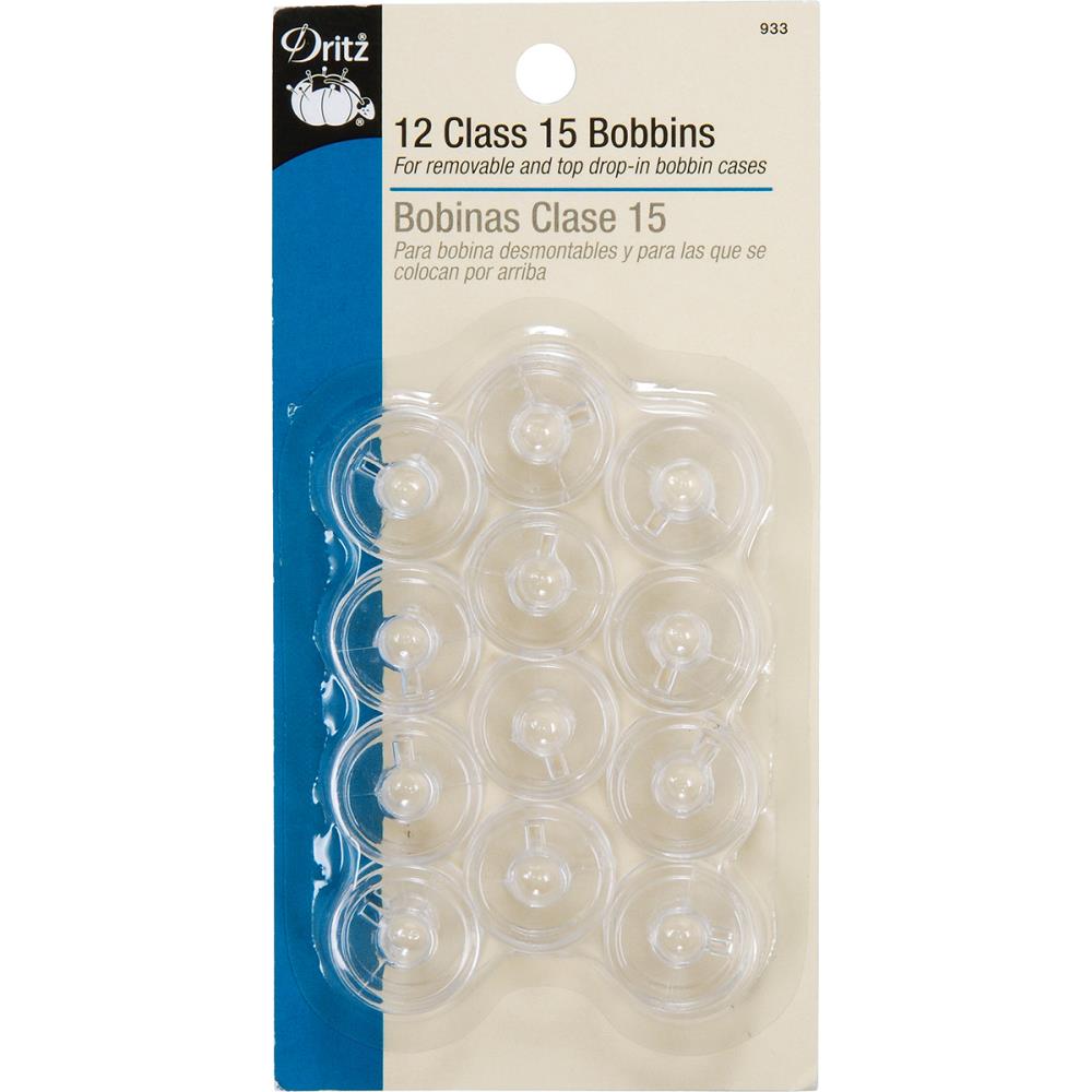 Dritz Class 15 Bobbins 12Pk