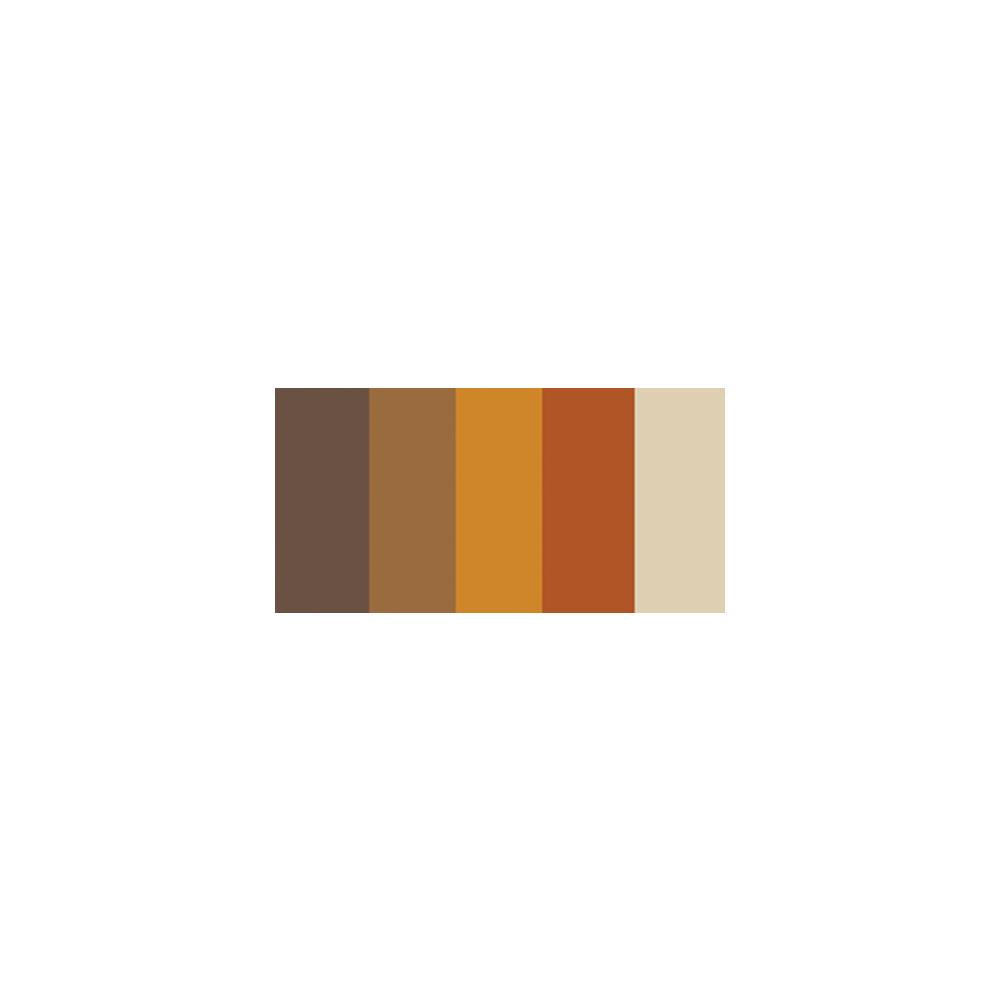 Quilled Creations Quilling Paper Mixed Colours - 6mm - Browns