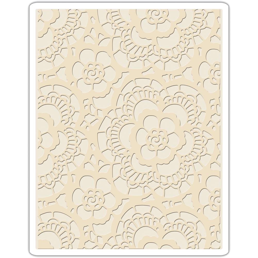 Sizzix Texture Fades Embossing Folder - Lace