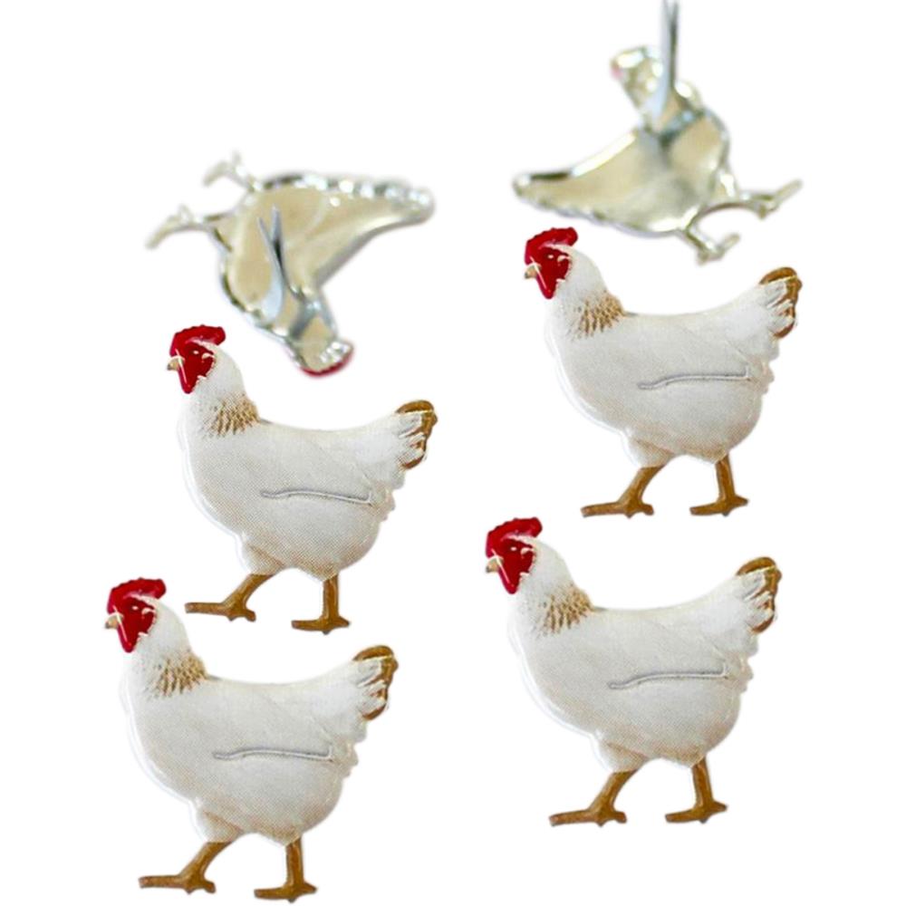 Eyelet Outlet Shape Brads - Chicken