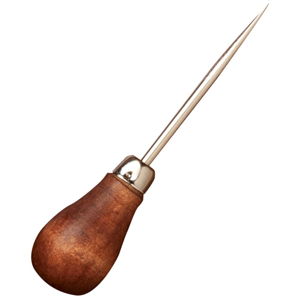 Lineco Awl Heavy Duty Large Point w/ Wooden Ball Handle