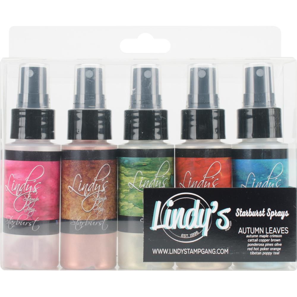 Lindys Stamp Gang Starburst Sprays - Autumn Leaves