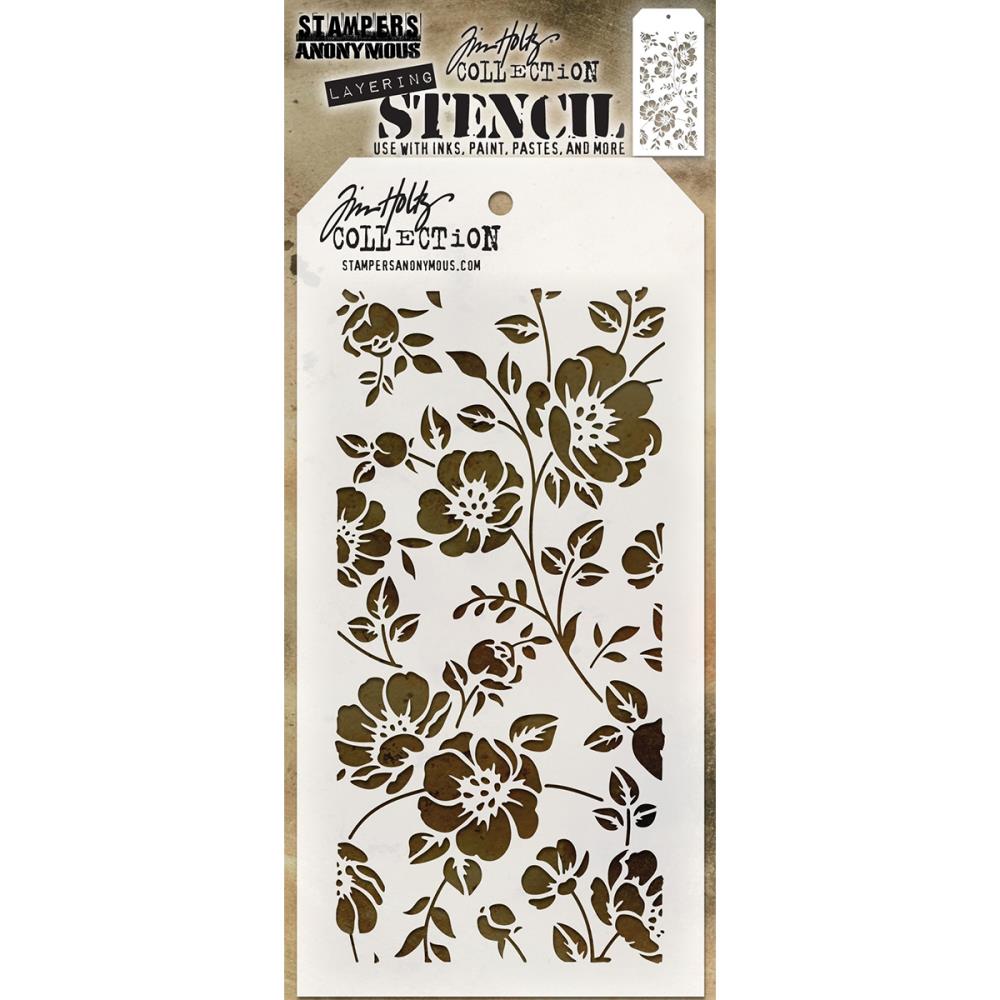 Tim Holtz - Layering Stencil - Floral