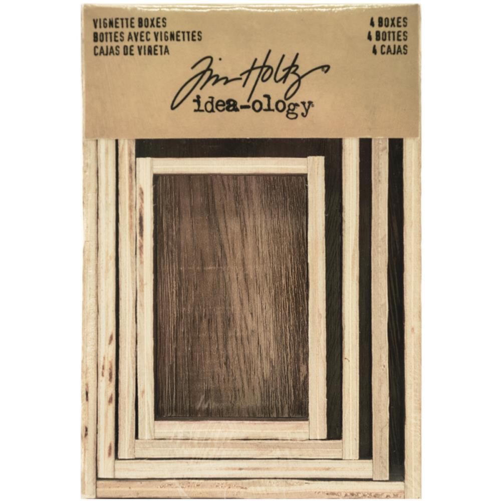 Tim Holtz Idea-Ology - Wooden Vignette Boxes
