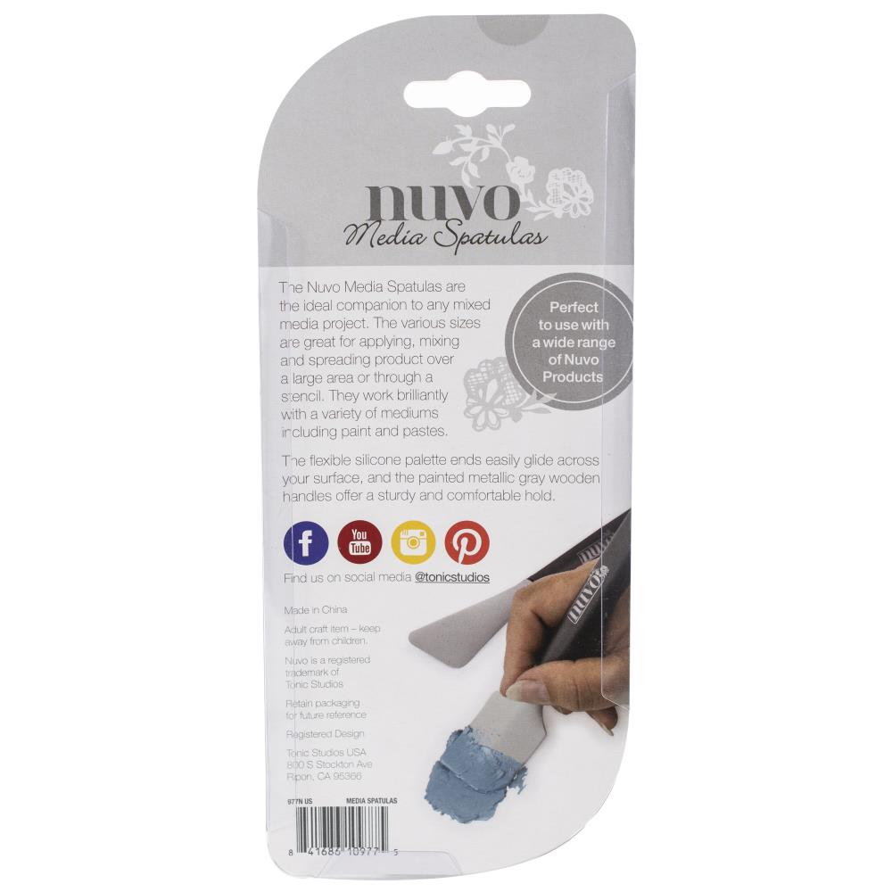 Nuvo Media Spatulas 2pk