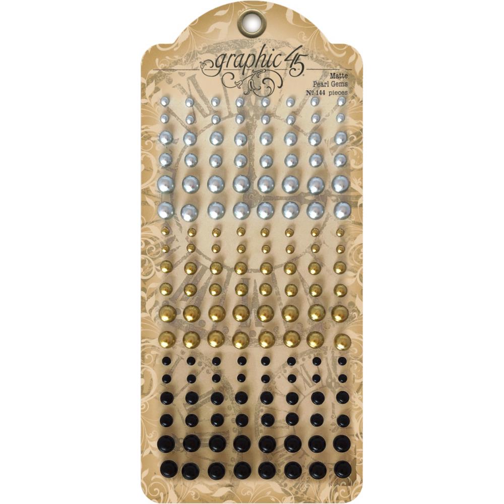 Graphic 45 Matte Pearl Gems