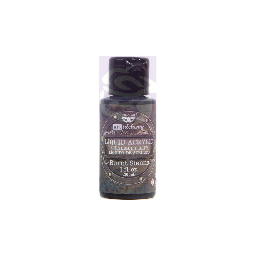 Finnabair Art Alchemy Acrylic Paint 30ml - Burnt Sienna