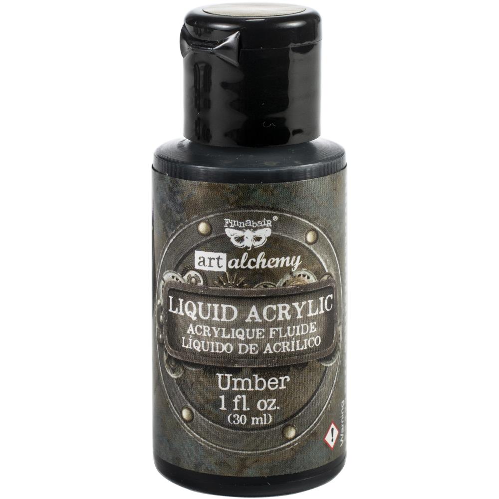 Finnabair Art Alchemy Acrylic Paint 30ml - Umber