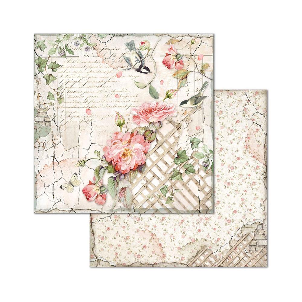 Stamperia Double-Sided Paper Pad - 12x12 - House Of Roses