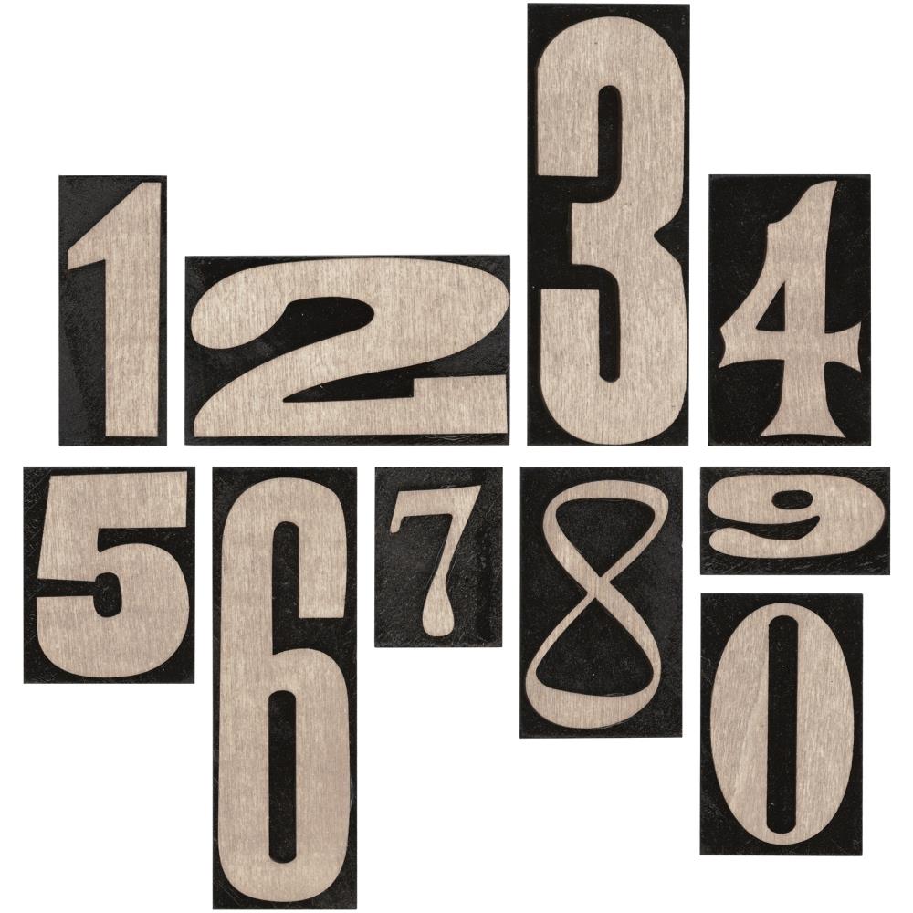Tim Holtz Idea-Ology - Number Blocks