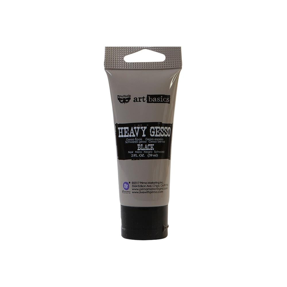 Finnabair Art Basics Heavy Gesso Tube - Black