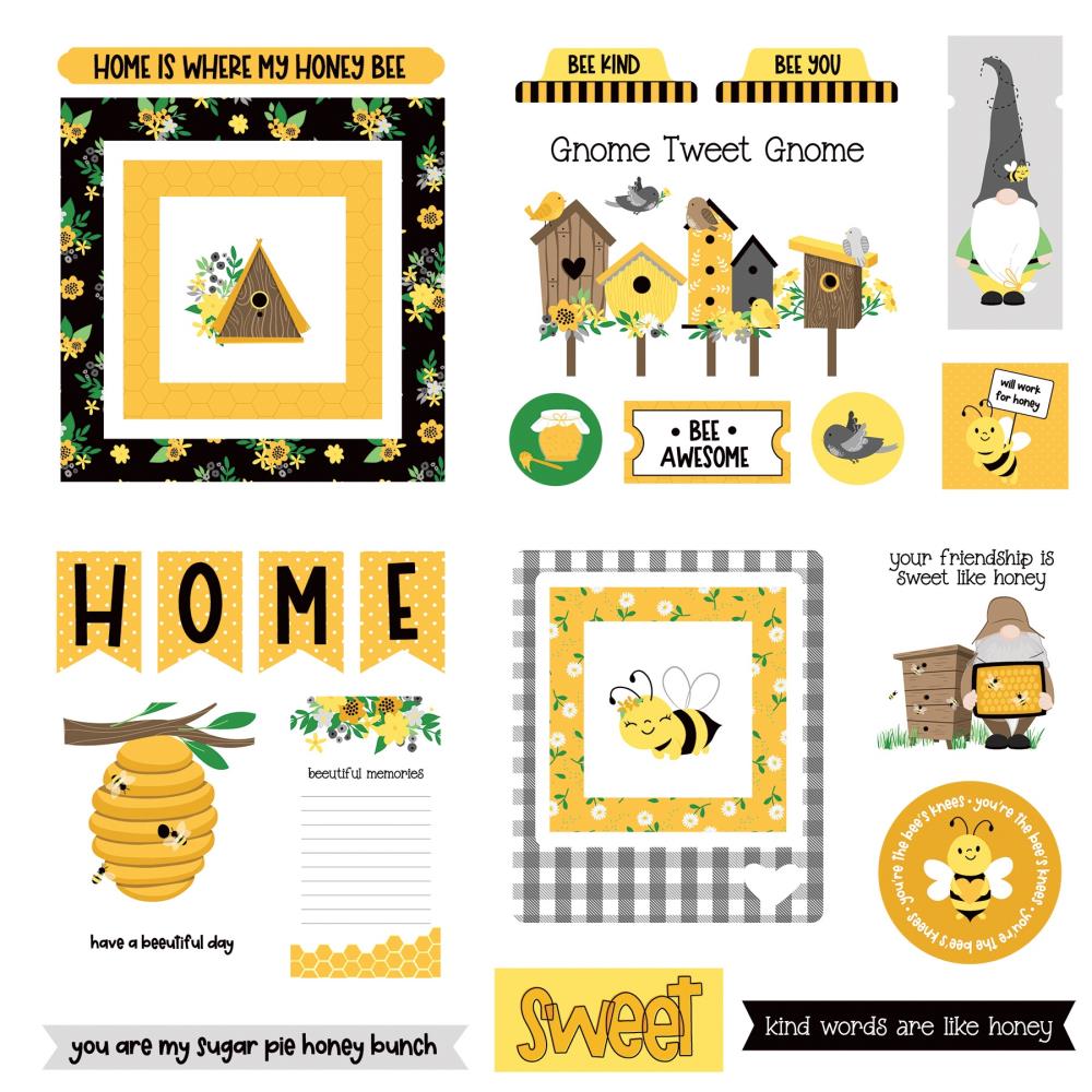Sweet As Honey Ephemera Cardstock Die-Cuts