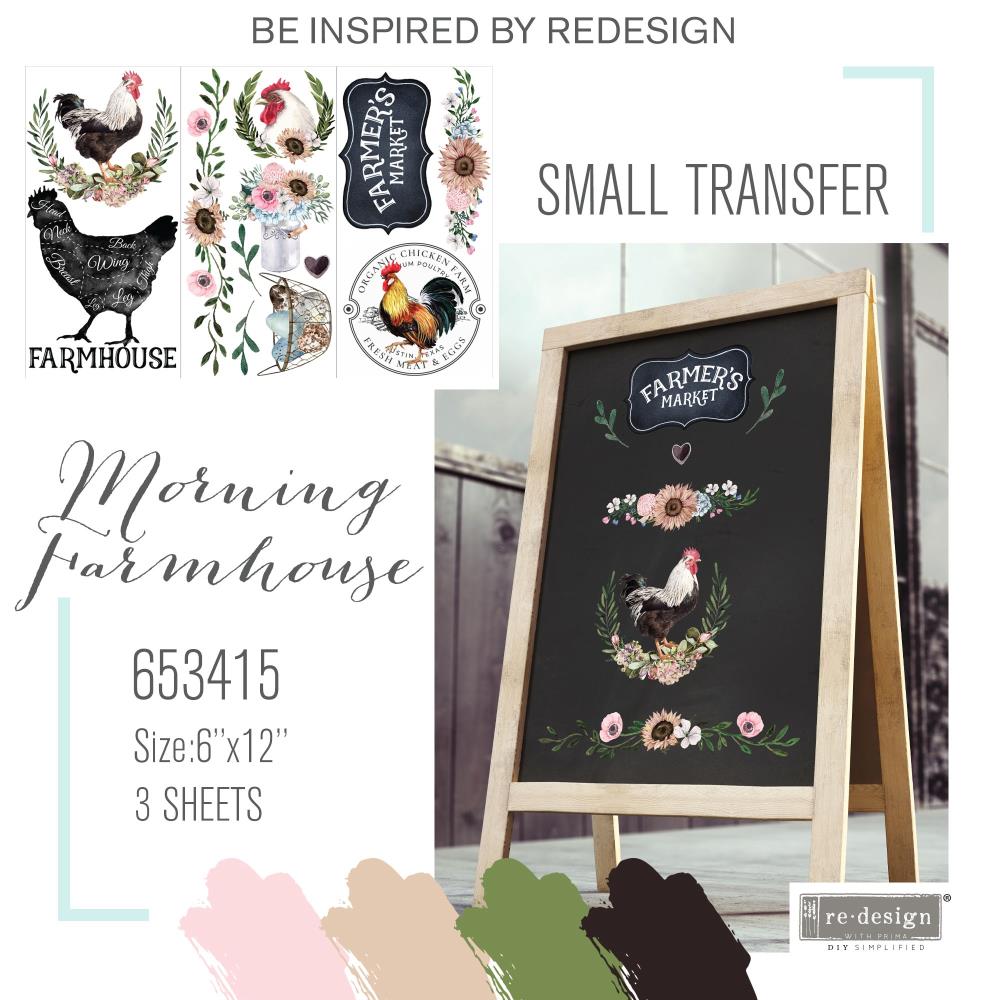 Prima Marketing Re-Design Decor Transfers - Morning Farmhouse