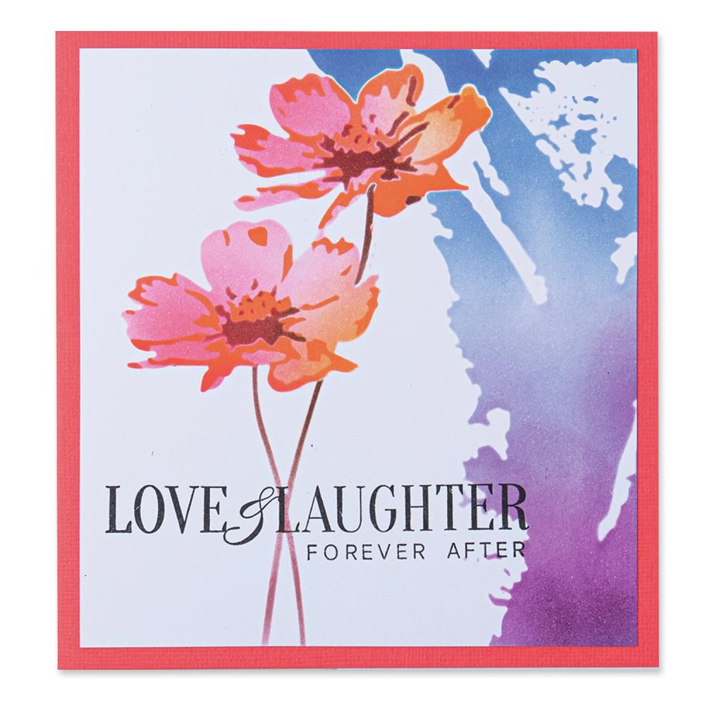 Sizzix Making Tool Layered Stencil 6x6 - Flowers