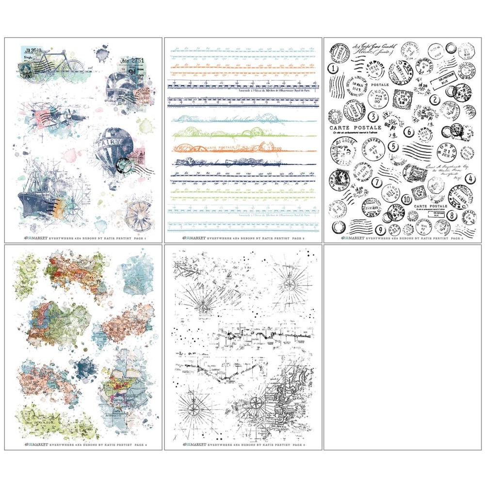 49 And Market - Rub-Ons Vintage Artistry Everywhere