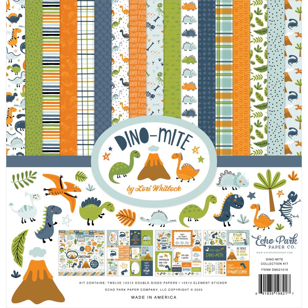 Echo Park Collection Kit 12X12 - Dino-Mite