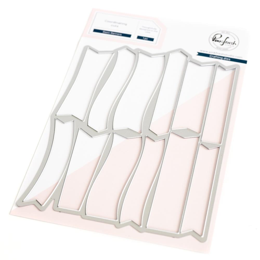 Pinkfresh Studio Die - Basic Banners: Celebrate