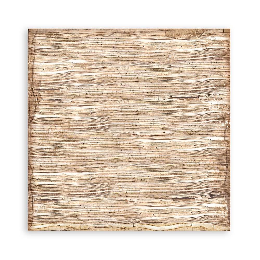 Stamperia Backgrounds Double-Sided Paper Pad 8x8 - Vintage Library