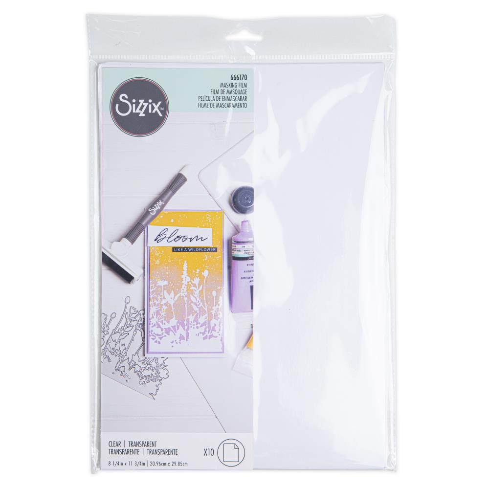 Sizzix Masking Film Sheets - Clear