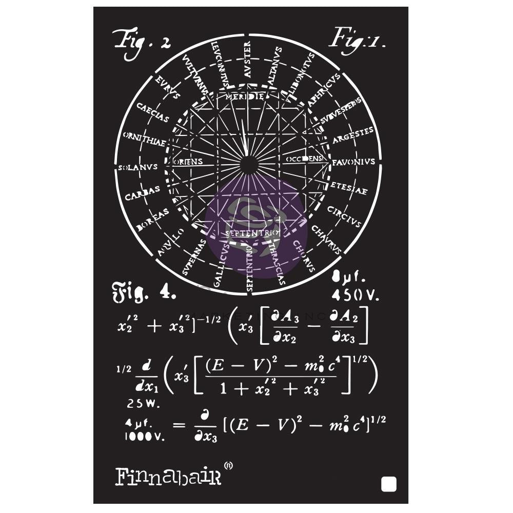 Finnabair Stencil - Rocket Science