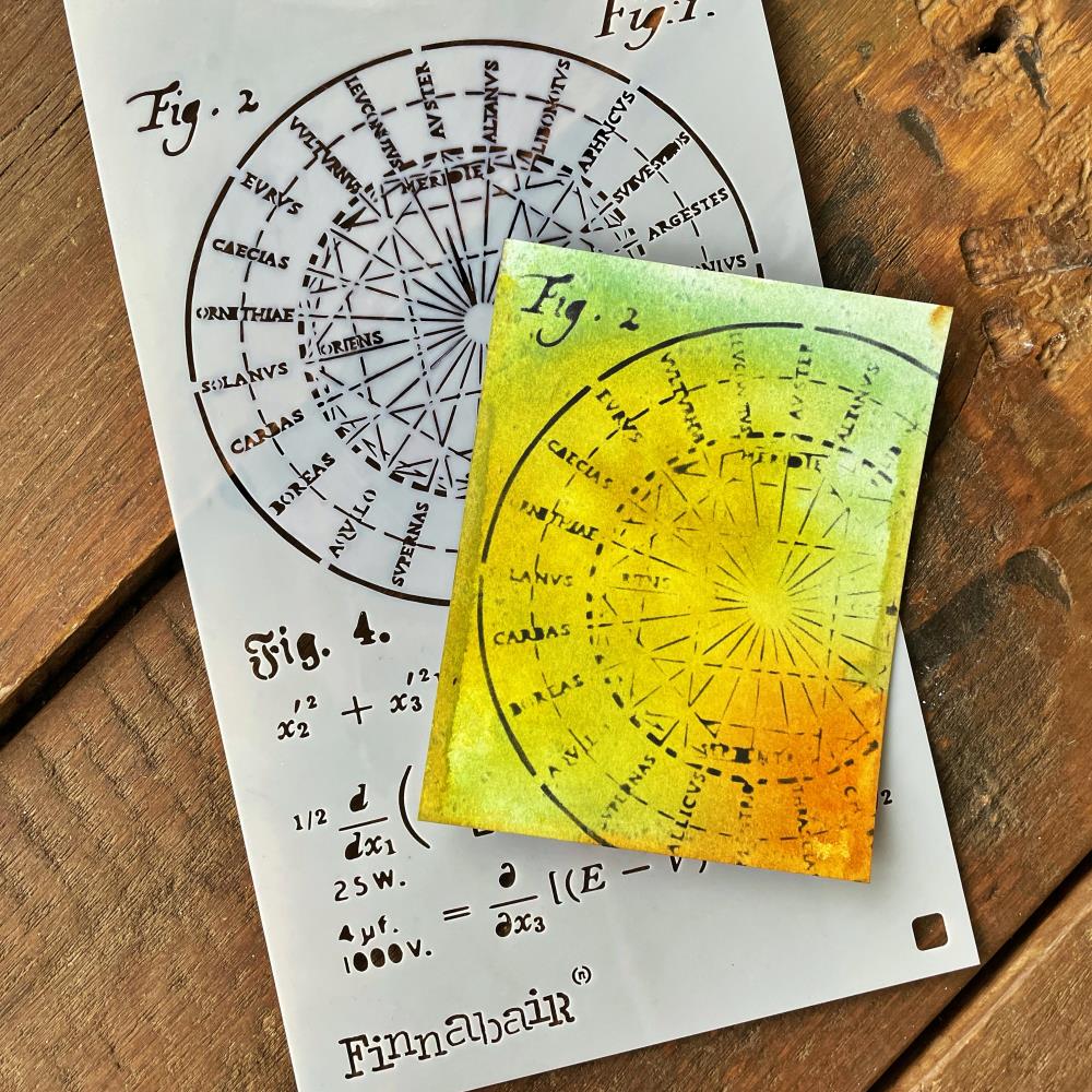 Finnabair Stencil - Rocket Science