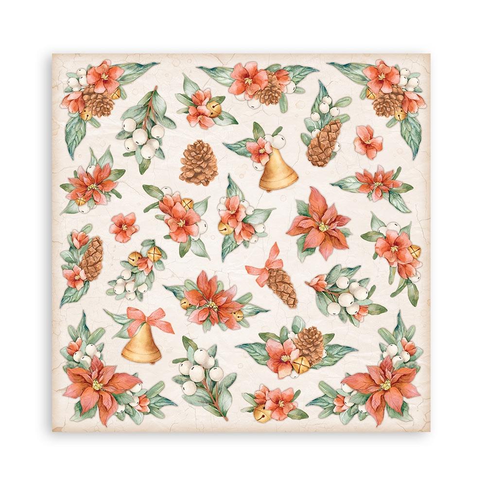Stamperia Double-Sided Paper Pad 8x8 - All Around Christmas