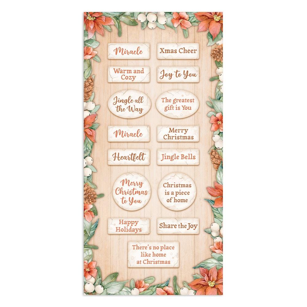 Stamperia Collectables Double-Sided Paper 6X12 - All Around Christmas