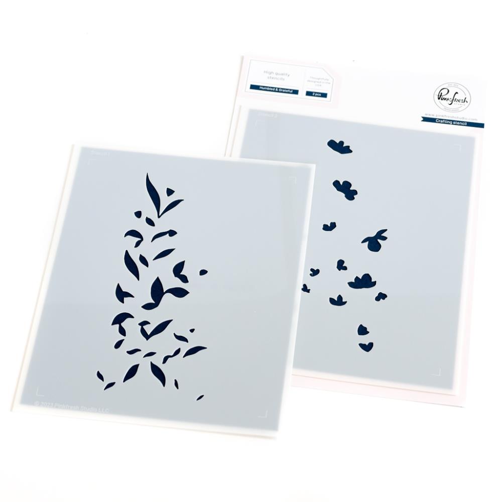 Pinkfresh Studio Stencils - Humbled & Grateful