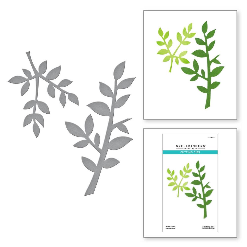 Spellbinders Etched Dies - Branch Out