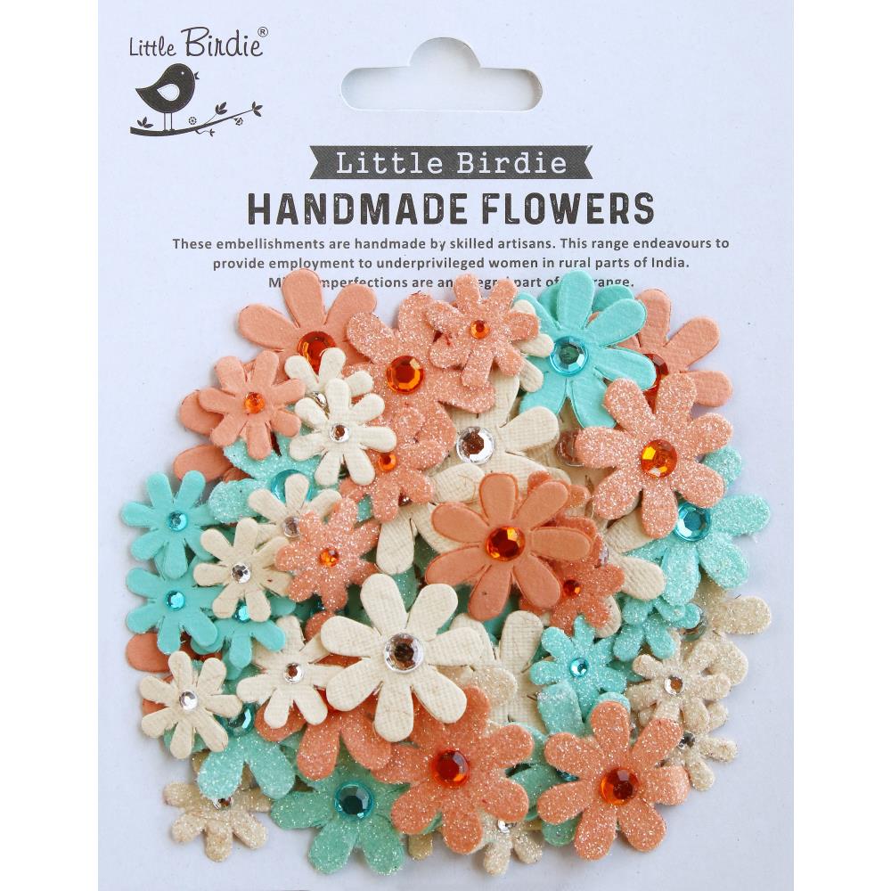 Little Birdie Sparkle Florettes Paper Flowers - Sun & Rain