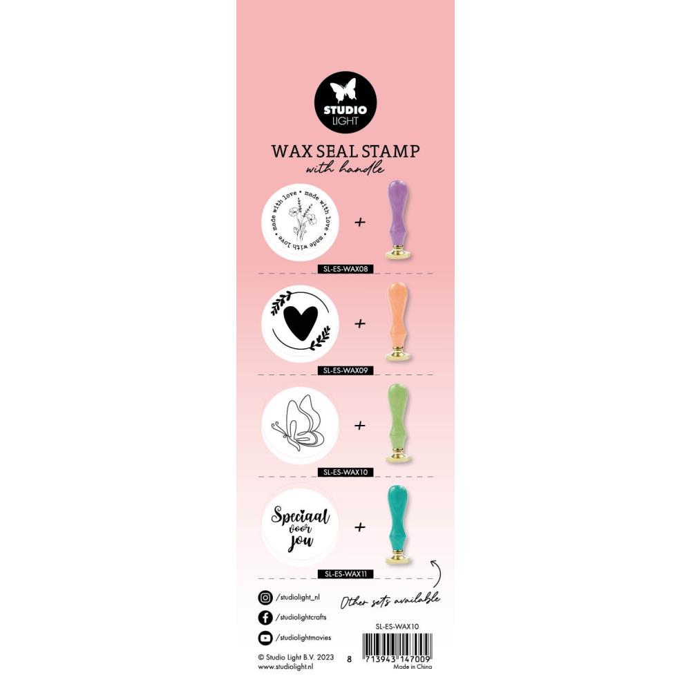 Studio Light Essentials Wax Stamp With Handle - Nr. 10 Butterfly