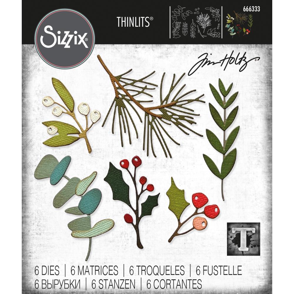 Sizzix Thinlits Dies By Tim Holtz - Festive Gatherings