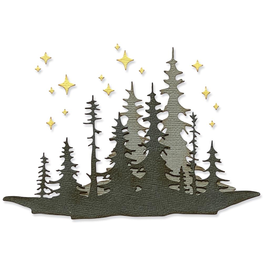 Sizzix Thinlits Dies By Tim Holtz - Forest Shadows