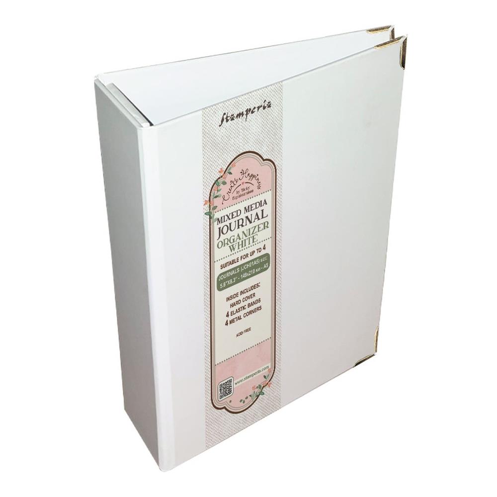 Mixed Media Journal Organizer A5 with Metal Corners