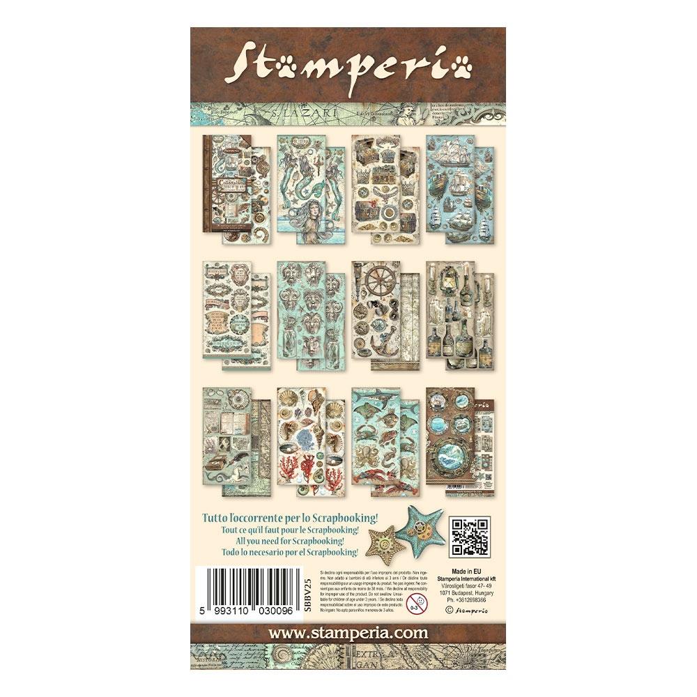 Stamperia Collectables Double-Sided Paper 6X12 - Songs Of The Sea