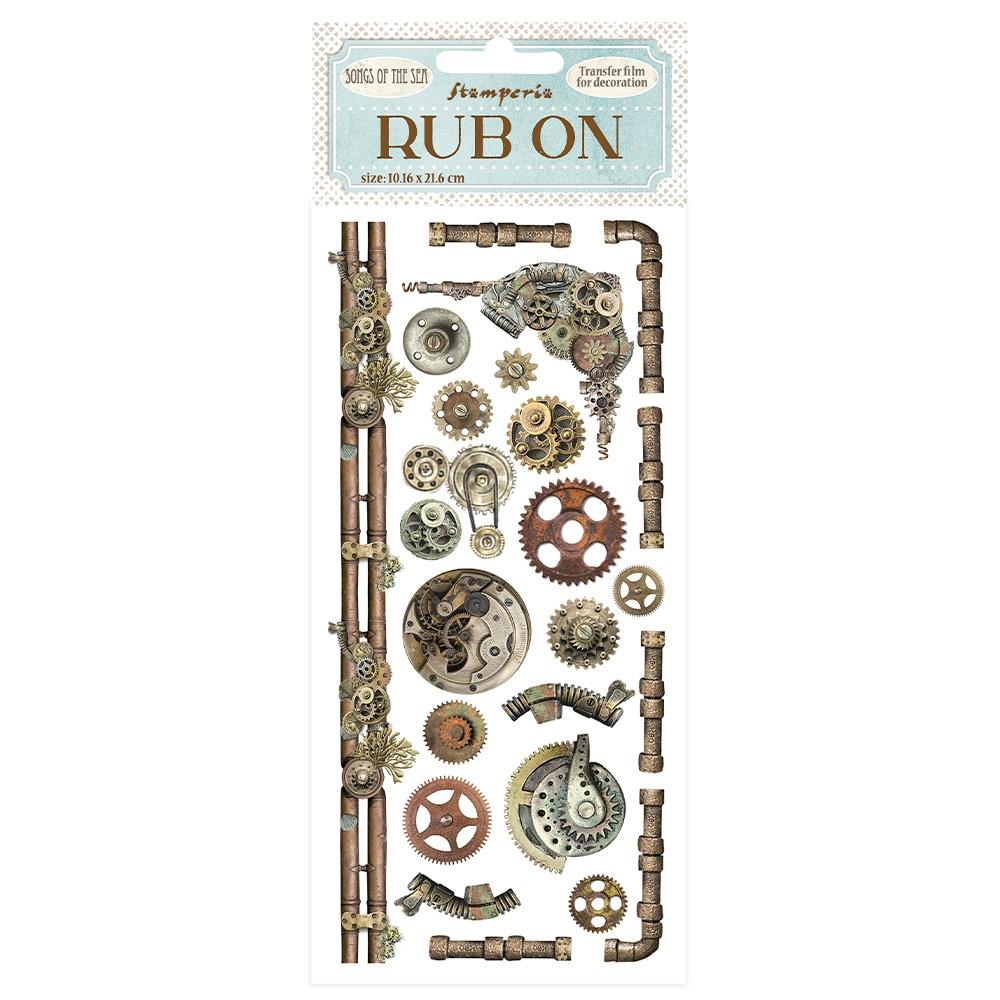 Stamperia Rub-On - Songs Of The Sea Mechanisms And Pipes