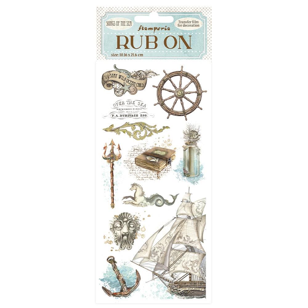 Stamperia Rub-On - Songs Of The Sea Elements