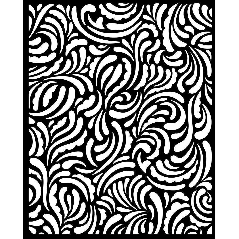 Stamperia Stencil 20cm x 25cm - Songs Of The Sea Texture