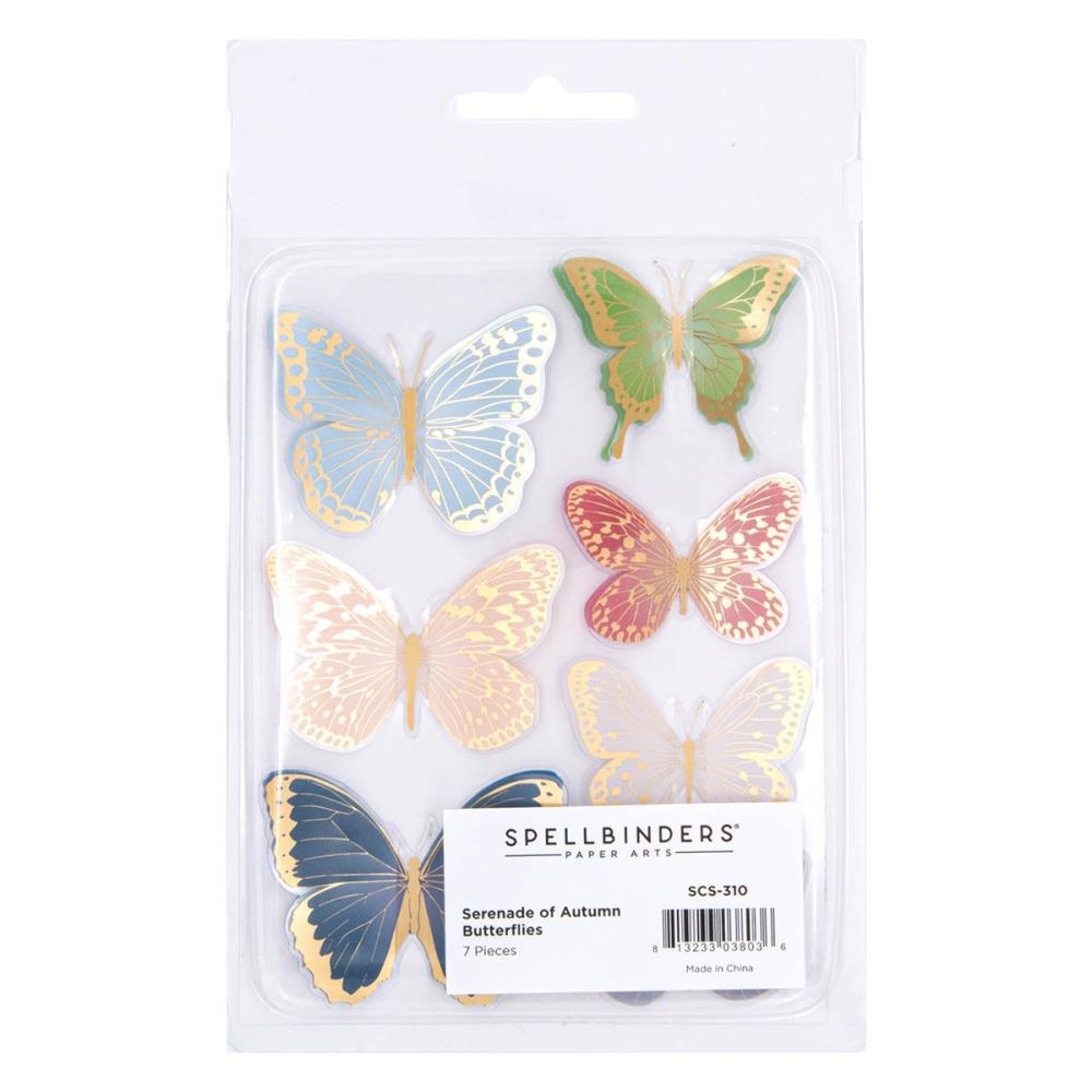 Spellbinders Dimensional Stickers - Autumn Butterfly