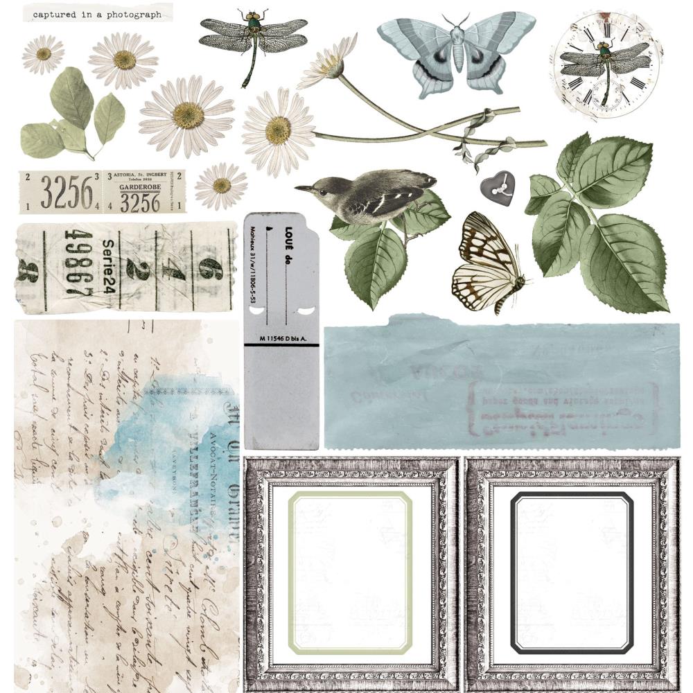 49 And Market Collection Pack 12x12 - Vintage Artistry Moonlit Garden