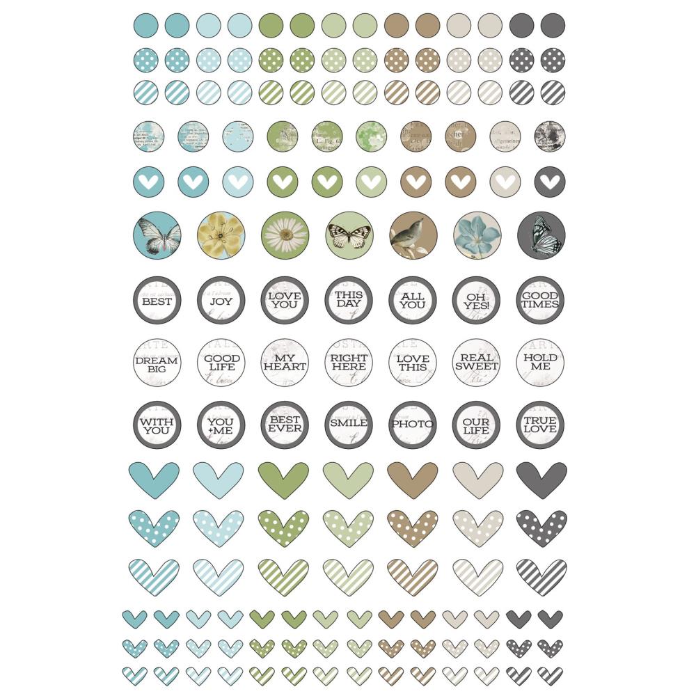49 And Market Epoxy Stickers - Vintage Artistry Moonlit Garden Wishing Bubble & Baubles