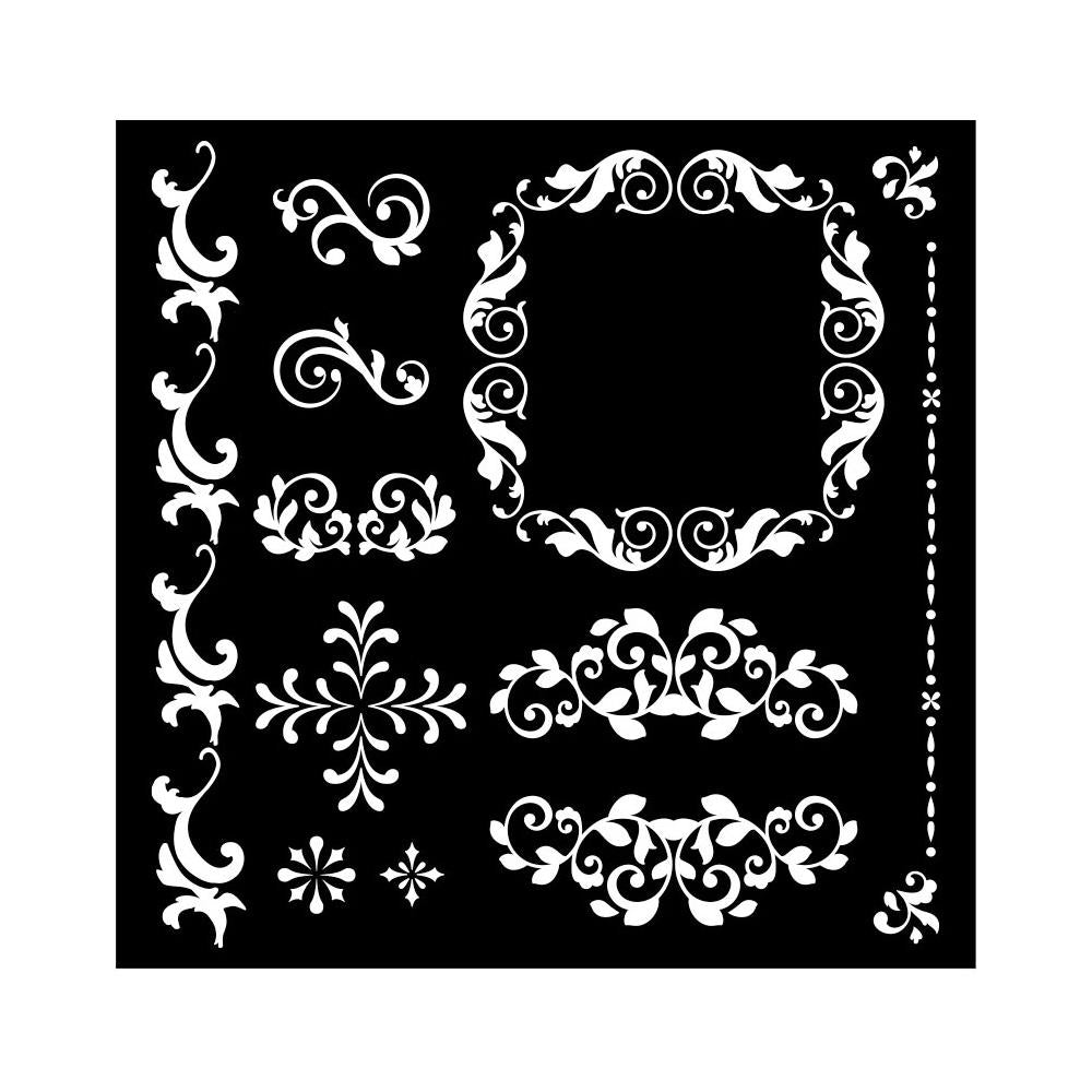 Stamperia Stencil - 7X7 Precious Frames