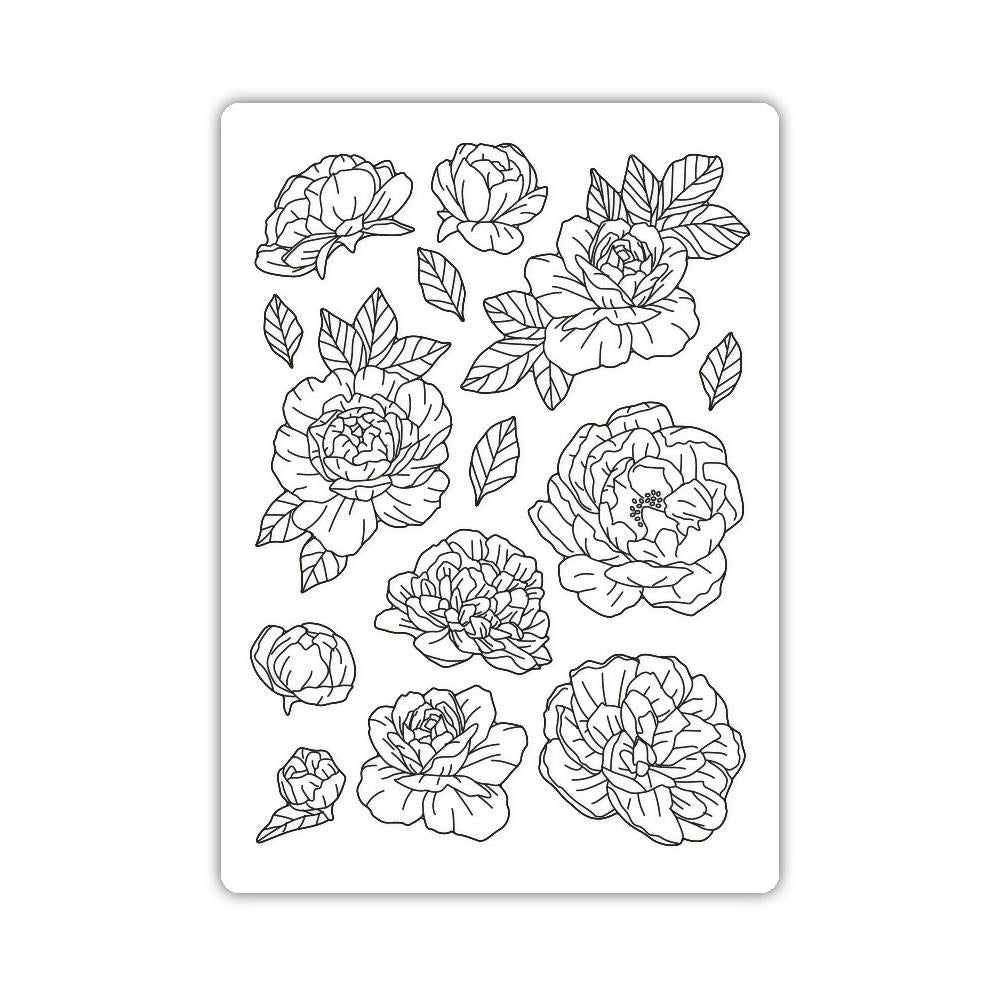 Stamperia Silicone Mould A5 - Precious Peony