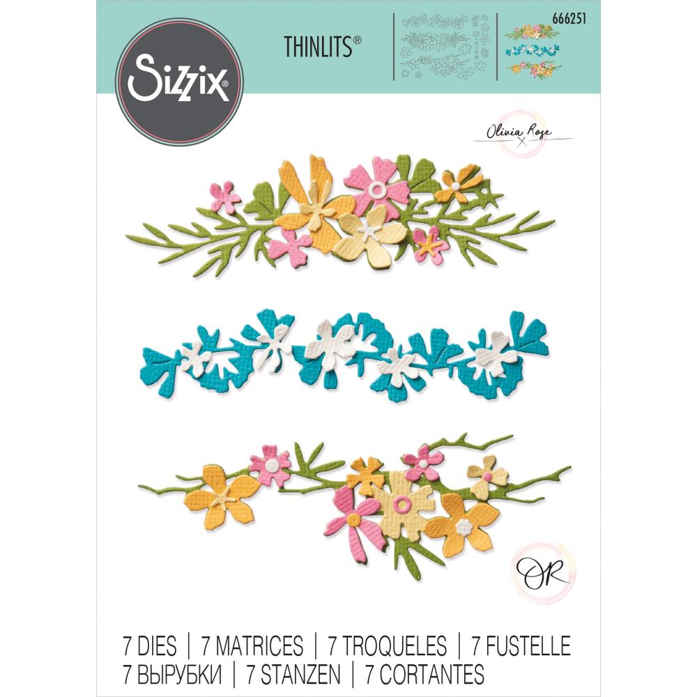 Sizzix Thinlits Dies By Tim Holtz - Woodland Borders