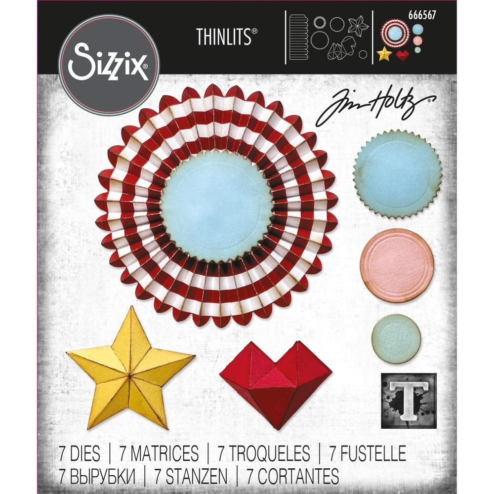Sizzix Thinlits Dies By Tim Holtz - Vault Rosettes