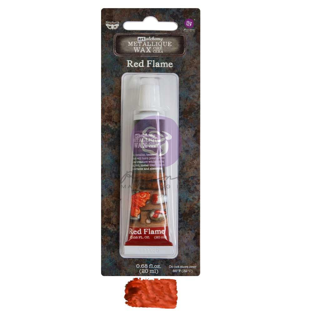 Finnabair Art Alchemy Metallique Wax - Red Flame