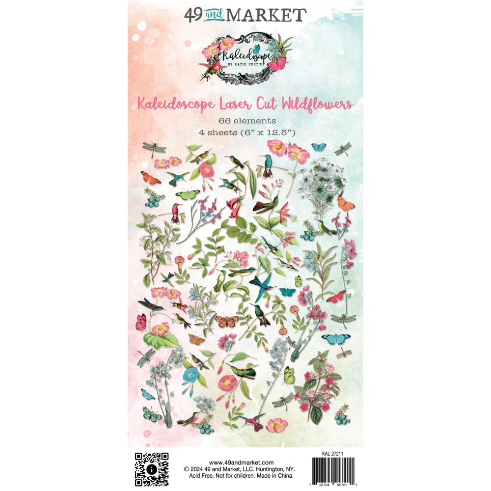49 And Market Laser Cut Outs - Wildflower Kaleidoscope