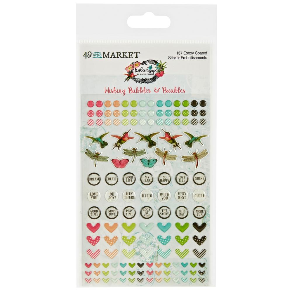 49 And Market Epoxy Stickers - Wishing Bubble Kaleidoscope